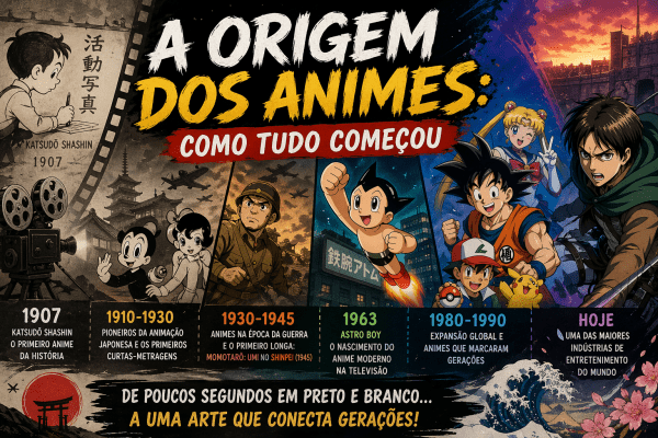 A Origem dos Animes: Como Tudo Começou